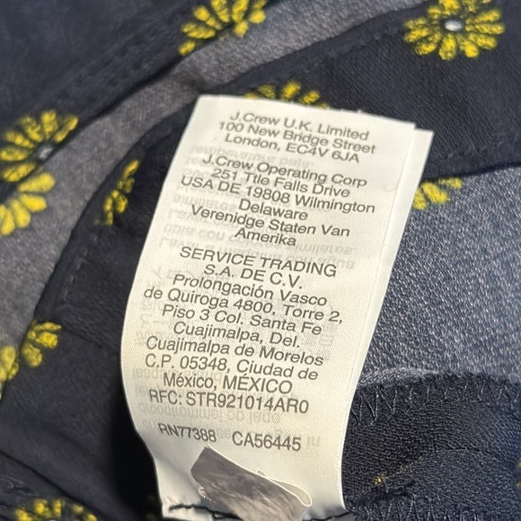 J. Crew Floral Faux Wrap Midi Skirt, Size small - Picture 7 of 12